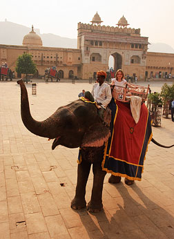 Elephant Ride - Amber Fort